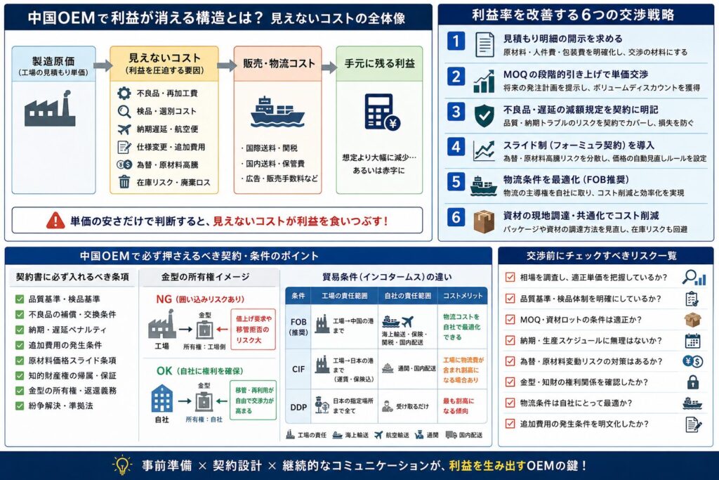 OEMで利益が消える構造。見えないコストの全体像